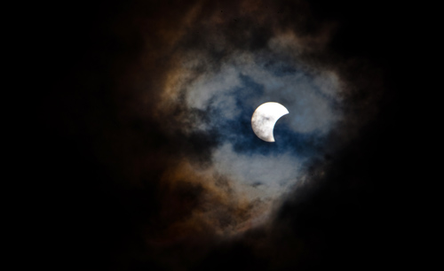 SPAIN-ASTRONOMY-ECLIPSE-SUN