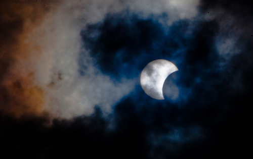 SPAIN-ASTRONOMY-ECLIPSE-SUN
