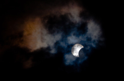 SPAIN-ASTRONOMY-ECLIPSE-SUN