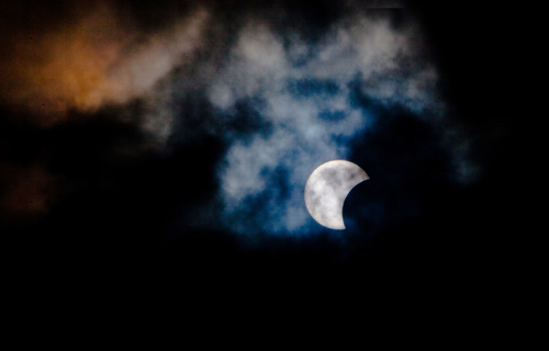 SPAIN-ASTRONOMY-ECLIPSE-SUN