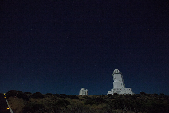 Instituto Astrofísica de Canarias, Parque Nacional de El Teide.
